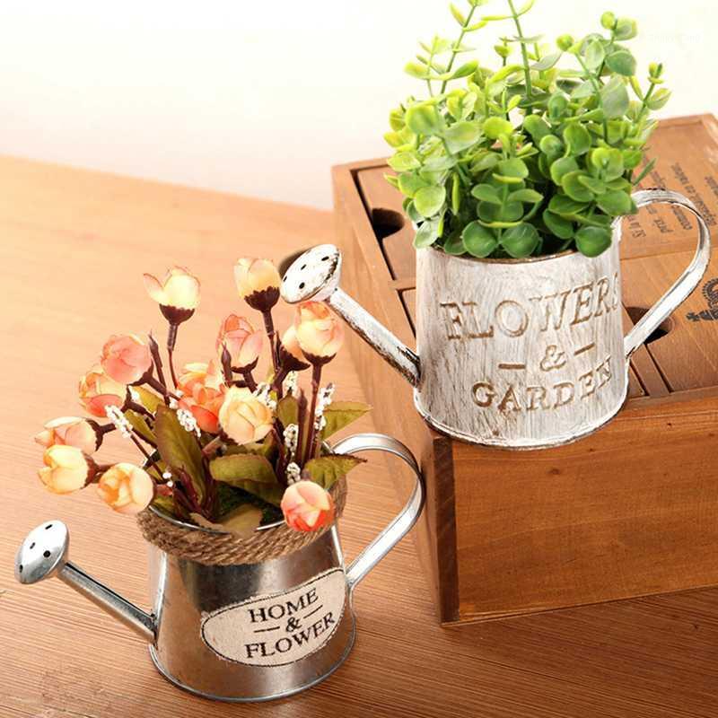 Decorative Objects & Figurines Vintage Metal Handicraft Watering Flower Arrangement Home Decor Succulents Plant Flowers Pot Bucket Vase Gard
Decorative Objects & Figurines Vintage Metal Handicraft Watering Flower Arrangement Home Decor Succulents Plant Flowers Pot Bucket Vase Gard