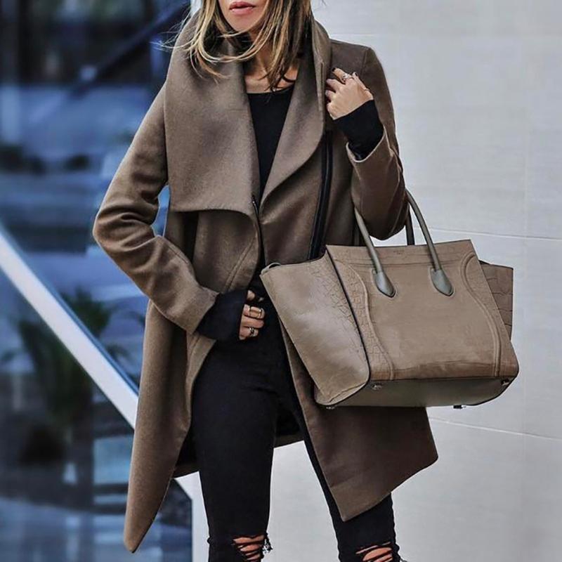 Ladies Autumn And Winter Warm And Elegant Long Coat Women' Lapel Solid Color Large Size Loose Thick Women' Coat naturehike, Brown
Ladies Autumn And Winter Warm And Elegant Long Coat Women' Lapel Solid Color Large Size Loose Thick Women' Coat naturehike, Brown