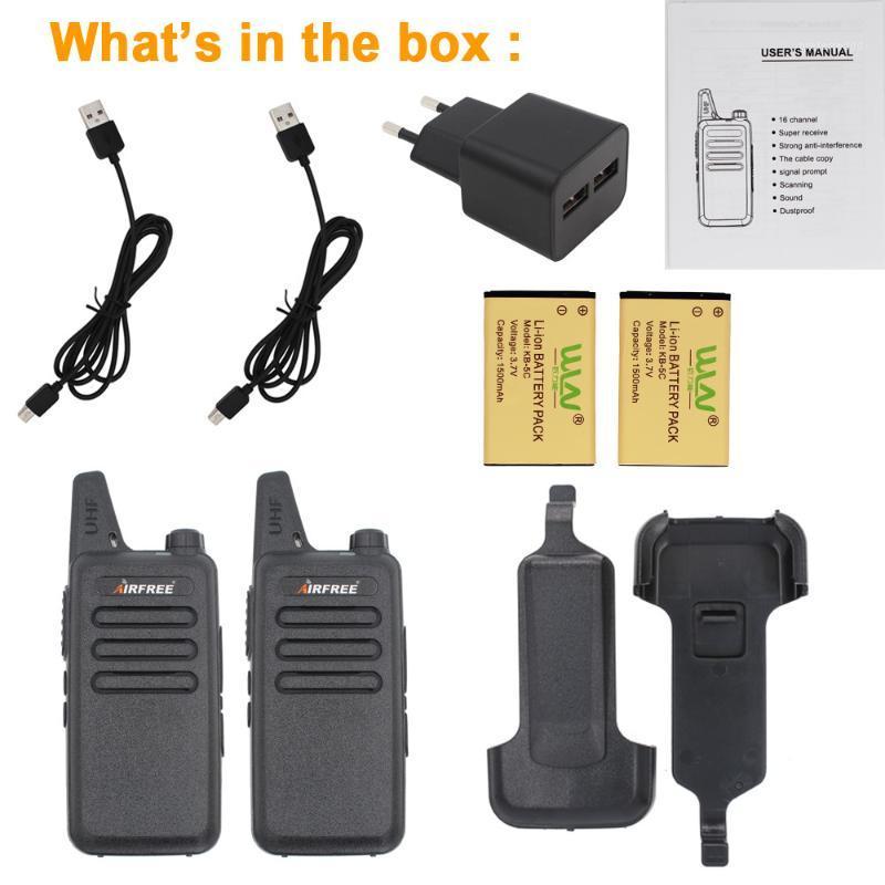 2PCs PMR446 Walkie Talkie AIRFREE AP-100 5W long range licence free PMR Two Way radio 16 Channels CE RoHS with CTCSS / DCS Codes1
2PCs PMR446 Walkie Talkie AIRFREE AP-100 5W long range licence free PMR Two Way radio 16 Channels CE RoHS with CTCSS / DCS Codes1