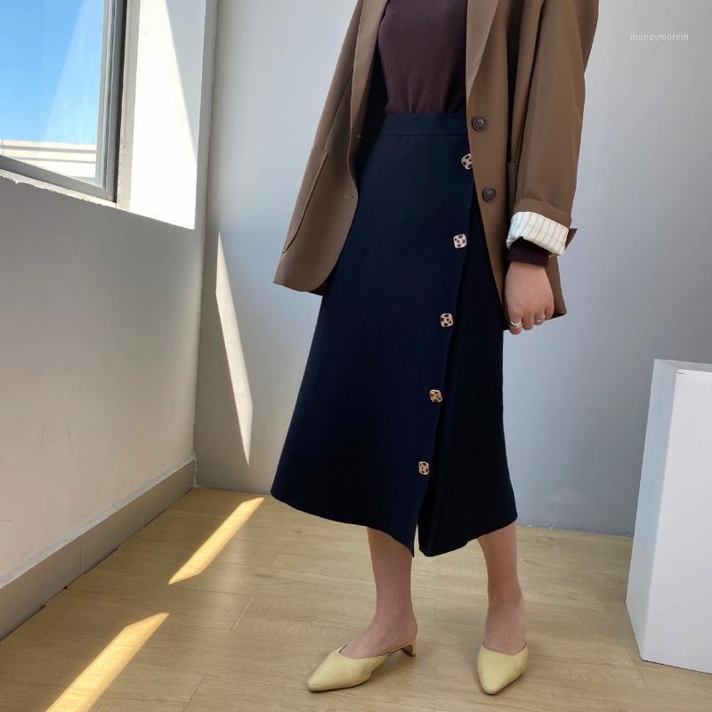 2020 Winter Skirts Women High Waist Button Knit Skirts Womens Fashion Straight Skirt Femme Casual Solid Split Streetwear1, Color 3
2020 Winter Skirts Women High Waist Button Knit Skirts Womens Fashion Straight Skirt Femme Casual Solid Split Streetwear1, Color 3