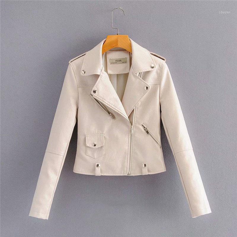 Autumn Chic Oblique Zipper Lapel Women Short Slim Soft Faux Leather jacket Motorcycle Biker PU Leather jacket Female Street Coat1, Black
Autumn Chic Oblique Zipper Lapel Women Short Slim Soft Faux Leather jacket Motorcycle Biker PU Leather jacket Female Street Coat1, Black