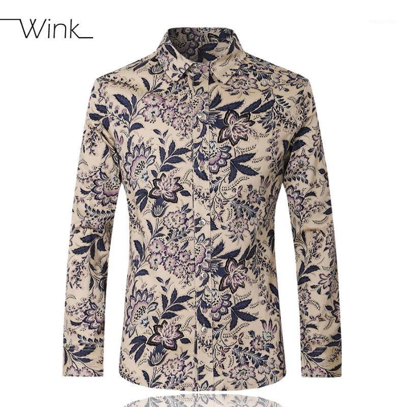 Wholesale- Men Casual Shirts Long Sleeve Cotton Brand Stylish Slim Fit Male Floral Dress Shirts Male Plus Size -5XL Camisa Masculina E2231, As picture
Wholesale- Men Casual Shirts Long Sleeve Cotton Brand Stylish Slim Fit Male Floral Dress Shirts Male Plus Size -5XL Camisa Masculina E2231, As picture