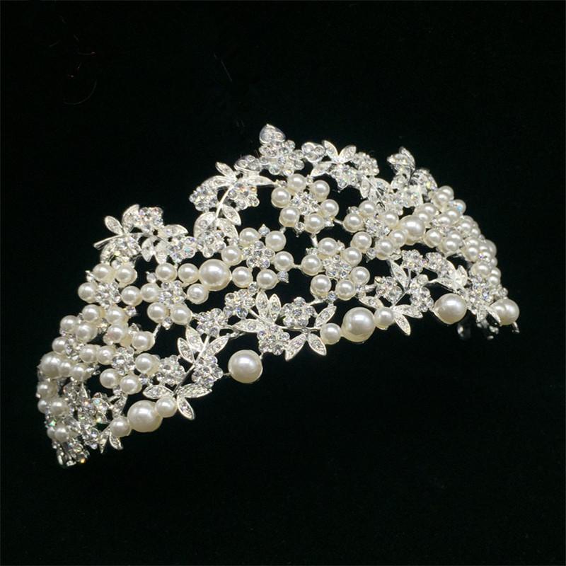 Romantic Korean Style Simulated-pearl Crown Beautiful Female Rhinestone Tiara Bridal Hair Wedding Accessories MY157
Romantic Korean Style Simulated-pearl Crown Beautiful Female Rhinestone Tiara Bridal Hair Wedding Accessories MY157