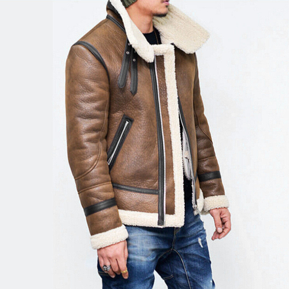 KANCOOLD Men's Leather Jackets Autumn Winter New Casual Motorcycle PU Jacket Coats Warm Fur Liner Lapel Jackets Outwear Top 826 201130