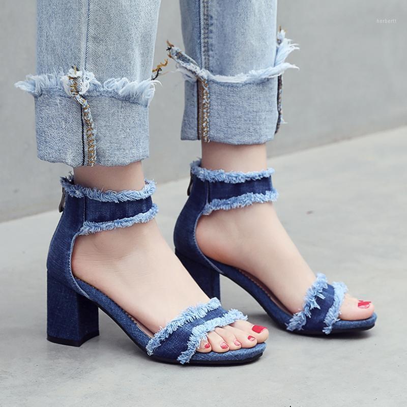 Women's Strappy Sandals Shoes Denim Zip Open Toe Square Heel Comfort Casual Work Shoes1, Blue
Women's Strappy Sandals Shoes Denim Zip Open Toe Square Heel Comfort Casual Work Shoes1, Blue