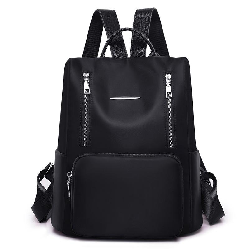 Outdoor travel backpack woman 2021 new Nylon Backpack solid color waterproof multifunctional woman, Black
Outdoor travel backpack woman 2021 new Nylon Backpack solid color waterproof multifunctional woman, Black