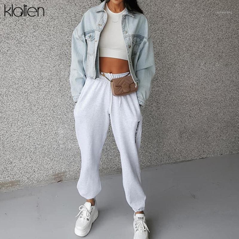 KLALIEN elastic high waist drawstring letters print trousers female fashion streetwear pants 2020 autumn winter women long pants1, Black
KLALIEN elastic high waist drawstring letters print trousers female fashion streetwear pants 2020 autumn winter women long pants1, Black
