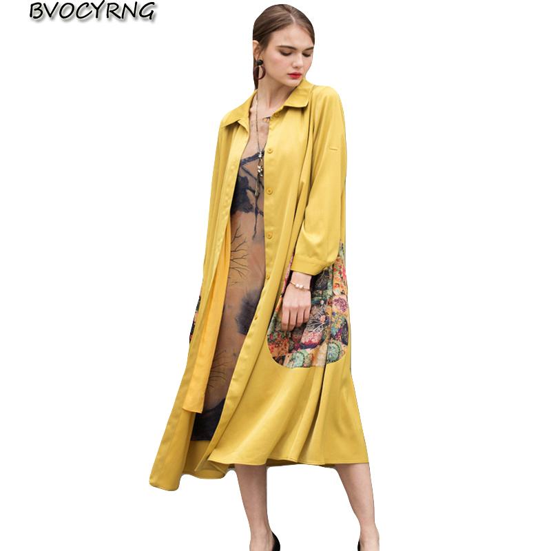 High Quality Spring Women's Windbreaker Coat 2020 New European Temperament Jacket Long-sleeved Print Loose Long Outerwear K0069, Black
High Quality Spring Women's Windbreaker Coat 2020 New European Temperament Jacket Long-sleeved Print Loose Long Outerwear K0069, Black