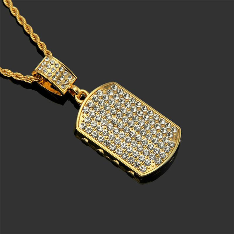 Golden hip hop necklace Zircon small brand tide male domineering pendant Personality trend support a generation of hair
Golden hip hop necklace Zircon small brand tide male domineering pendant Personality trend support a generation of hair