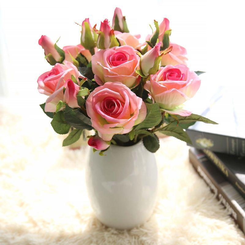 37CM Single Artificial Rose Branch For Home Decoration Wedding Party Flower DIY Restaurant Bar Decorative Silk Fake Flower, Blue
37CM Single Artificial Rose Branch For Home Decoration Wedding Party Flower DIY Restaurant Bar Decorative Silk Fake Flower, Blue