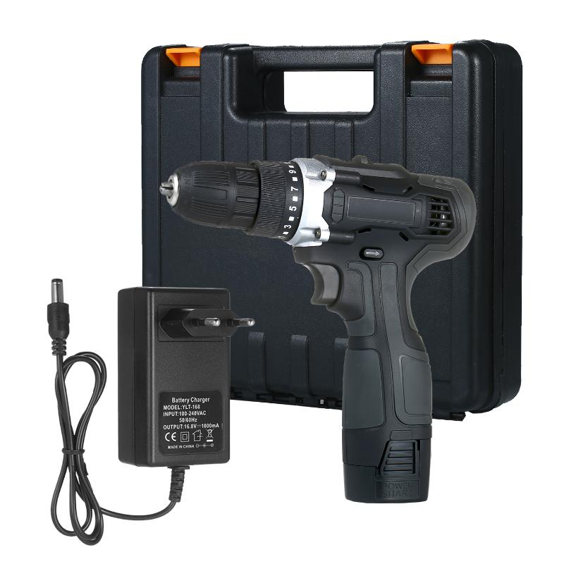 18V 2-Speed Cordless Drill Driver 2 Batteries Fast Charger 50Nm Torque Variable Speed Compact 15+1 Clutch Max Electric Drill
18V 2-Speed Cordless Drill Driver 2 Batteries Fast Charger 50Nm Torque Variable Speed Compact 15+1 Clutch Max Electric Drill