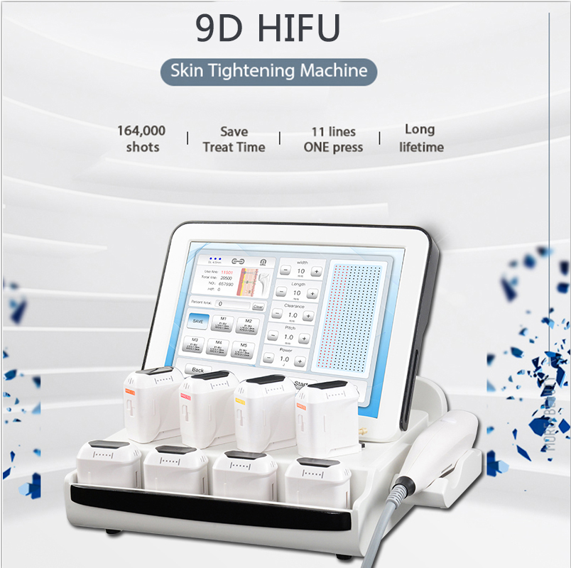 9D HIFU Machine Facelift Ultrasound Device Body Slimming Professional 9D HIFU Face Lifting Wrinkle Removal for Skin
9D HIFU Machine Facelift Ultrasound Device Body Slimming Professional 9D HIFU Face Lifting Wrinkle Removal for Skin