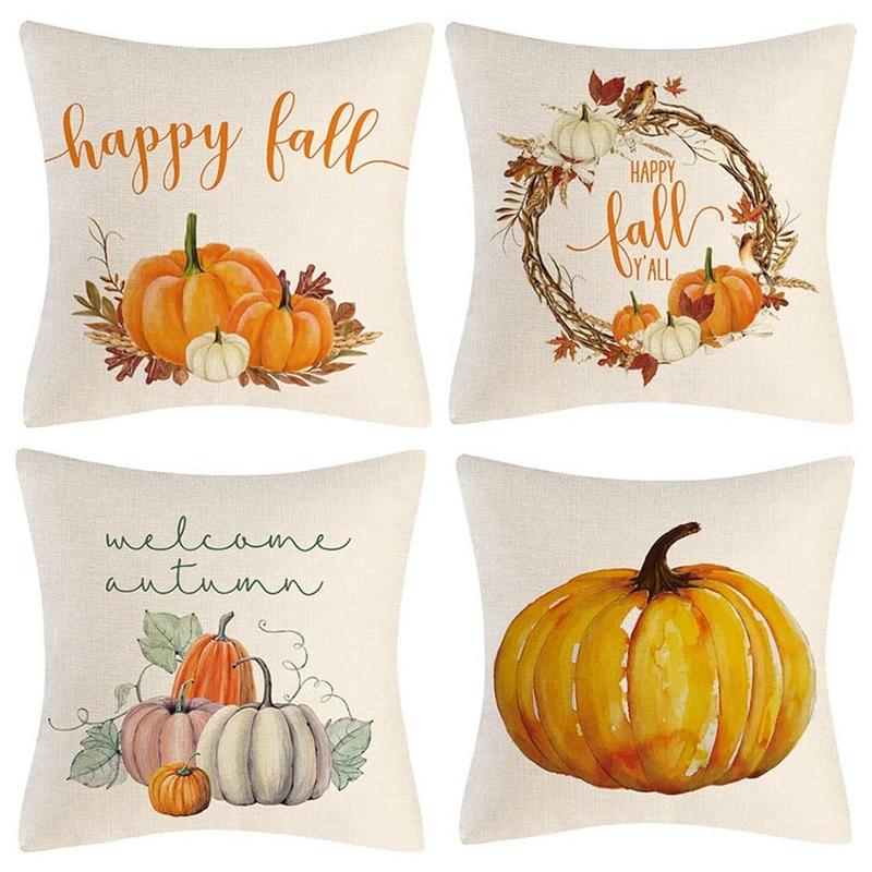 Fall Throw Pillow Covers, Autumn Pumpkin Decorations Throw Pillows Cases, Fall Decor Thanksgiving Day Decorations Pillow Case, As shown
Fall Throw Pillow Covers, Autumn Pumpkin Decorations Throw Pillows Cases, Fall Decor Thanksgiving Day Decorations Pillow Case, As shown