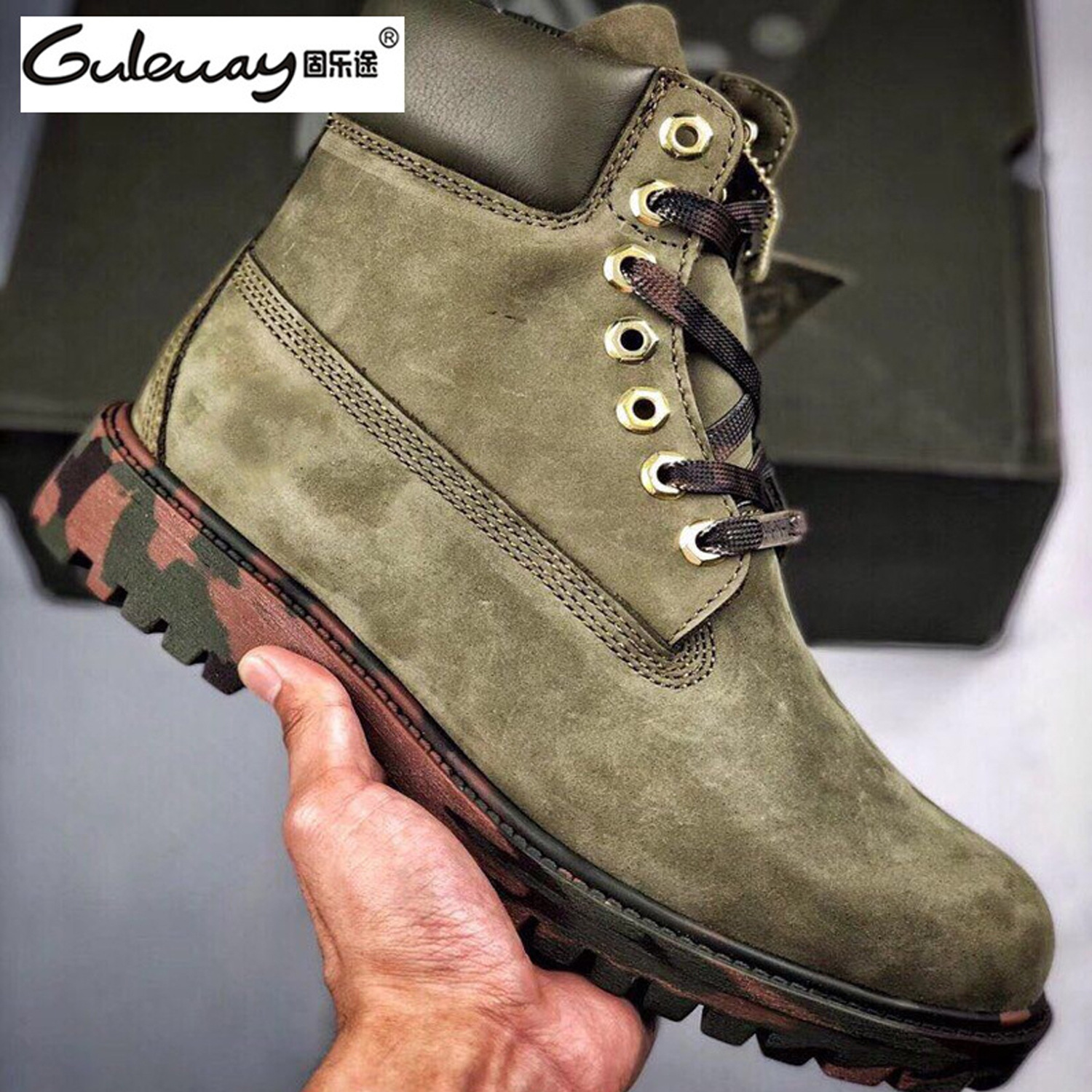Autumn and winter style Full Grain Leather rhubarb boots 10061 men's boots lovers outdoor work boot high Martin motorcycle, Customize
Autumn and winter style Full Grain Leather rhubarb boots 10061 men's boots lovers outdoor work boot high Martin motorcycle, Customize