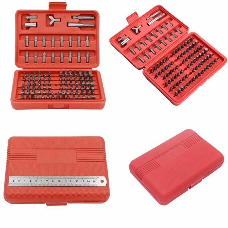 2025 new 100 Pcs Security Screwdriver Bit Set Torx Star Pozi Hex Tamper Proof Bolts QCGJ0199325963435900 Free shipping