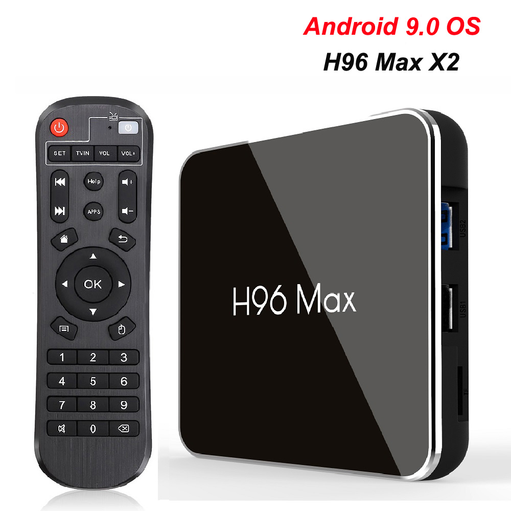 Android 9.0 H96 Max X2 Smart Set-top Box 4GB 64GB Amlogic S905X2 Quad Core USB 3.0 2.4G/5.8G 100M LAN WIFI 4K HD
Android 9.0 H96 Max X2 Smart Set-top Box 4GB 64GB Amlogic S905X2 Quad Core USB 3.0 2.4G/5.8G 100M LAN WIFI 4K HD