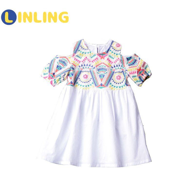 LINLING Fashion Cotton Girl Dress Short Sleeve Children Printing National Style Patterns Dress Dot Kids Dresses for Girls P314, White
LINLING Fashion Cotton Girl Dress Short Sleeve Children Printing National Style Patterns Dress Dot Kids Dresses for Girls P314, White