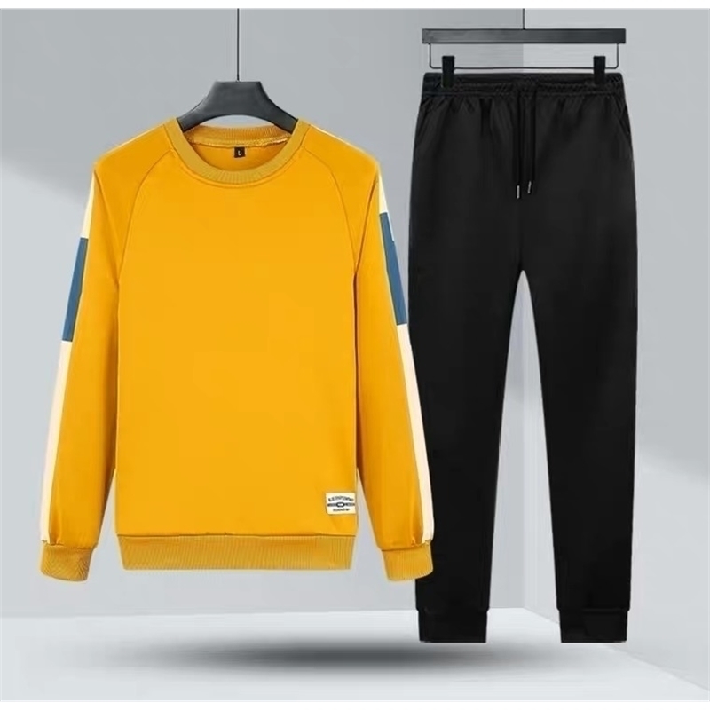Fashion Mens Tracksuit Autumn Casual Harajuku Men Pant Sets Patchwork Sweatshirt Sweatpants Male Track Suit Streetwear Plus Size 201128, Cc013 blue
Fashion Mens Tracksuit Autumn Casual Harajuku Men Pant Sets Patchwork Sweatshirt Sweatpants Male Track Suit Streetwear Plus Size 201128, Cc013 blue