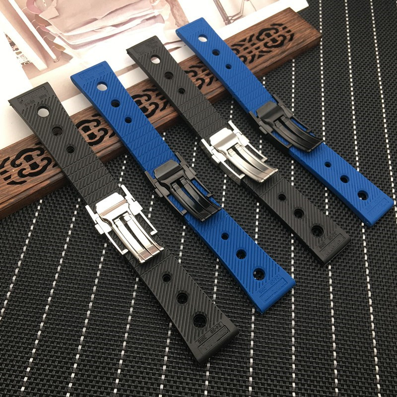 Wholesale Brand Black Blue soft Silicone Rubber Watch band 22mm 24mm WatchBand Bracelet For fit Breitling strap, Black;brown
Wholesale Brand Black Blue soft Silicone Rubber Watch band 22mm 24mm WatchBand Bracelet For fit Breitling strap, Black;brown