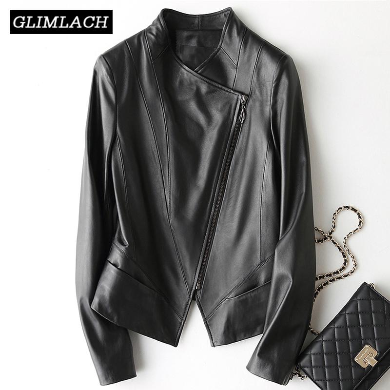 2020 Office Lady 100% Sheep Leather Jacket High Quality Black Slim Short Genuine Leather Motorcycle Coat Women Casual Streetwear
2020 Office Lady 100% Sheep Leather Jacket High Quality Black Slim Short Genuine Leather Motorcycle Coat Women Casual Streetwear