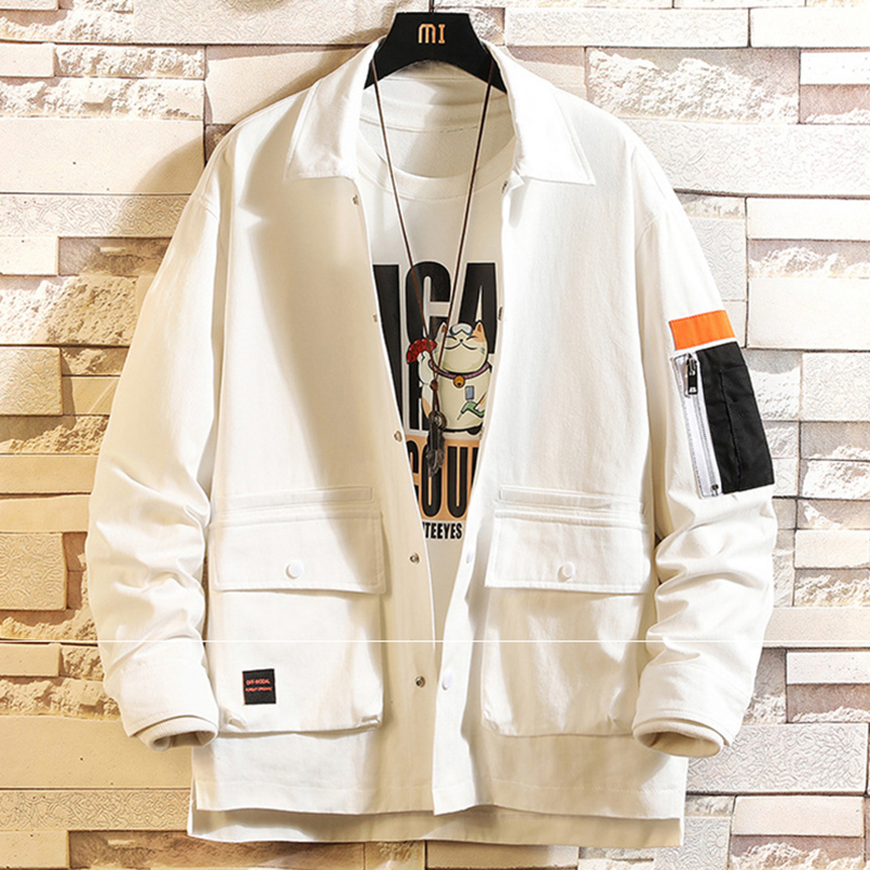 New 2020 Spring Autumn Jackets Bigger Pocket Men Classic Solid Casual Fashion Jacket Plus Size Streetwear, Black
New 2020 Spring Autumn Jackets Bigger Pocket Men Classic Solid Casual Fashion Jacket Plus Size Streetwear, Black