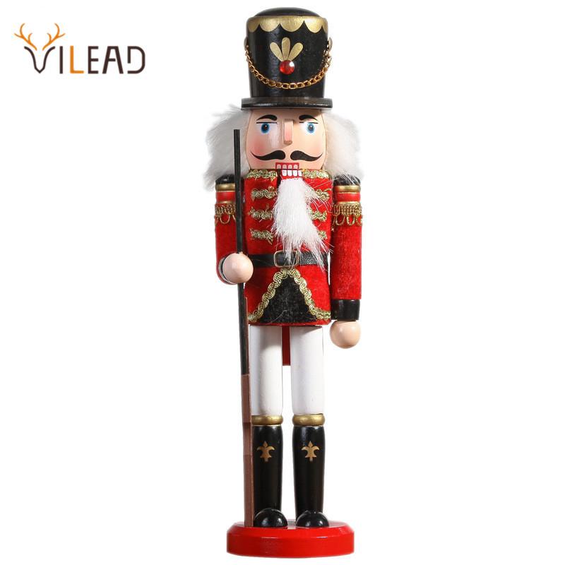 VILEAD 30cm Fine Nutcracker Wooden Crafts Vintage Handcraft Home Livingroom Decoration Ornaments Christmas Gifts
VILEAD 30cm Fine Nutcracker Wooden Crafts Vintage Handcraft Home Livingroom Decoration Ornaments Christmas Gifts