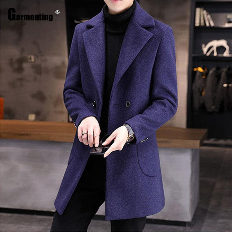 Garmenting Mens Wool Blends Long Coats Kpop New Winter Warm Jackets Double Breasted Pocket Outerwear Blue Gray Men Clothing 2021, Camel
Garmenting Mens Wool Blends Long Coats Kpop New Winter Warm Jackets Double Breasted Pocket Outerwear Blue Gray Men Clothing 2021, Camel