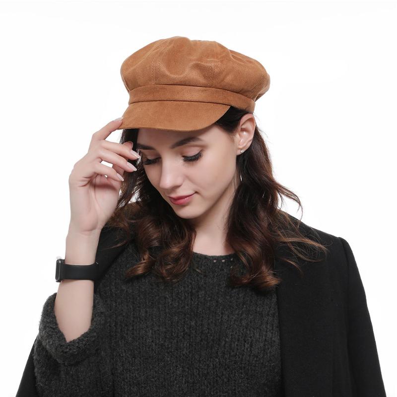 Women Vintage Retro Beret Female Newsboy Flat Hat Autumn Winter Octagonal Cap Adjustable Solid British Style Warm Caps, Black
Women Vintage Retro Beret Female Newsboy Flat Hat Autumn Winter Octagonal Cap Adjustable Solid British Style Warm Caps, Black