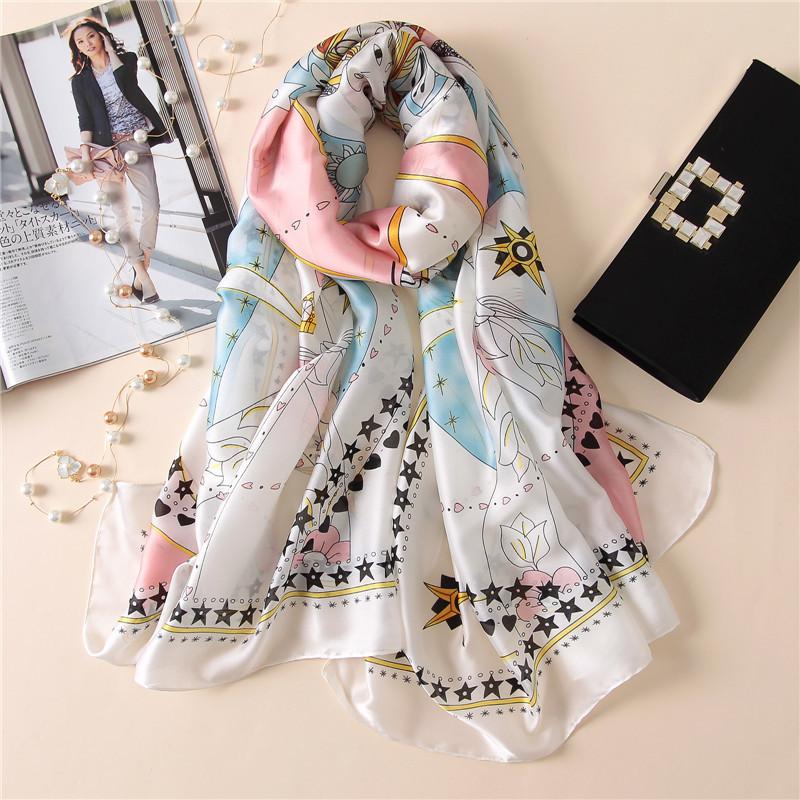 Scarves Style Chinese Classic Silk Autumn And Winter Women Fashion Print Shawl Headscarf Lady Sunscreen Beach Scarf
Scarves Style Chinese Classic Silk Autumn And Winter Women Fashion Print Shawl Headscarf Lady Sunscreen Beach Scarf