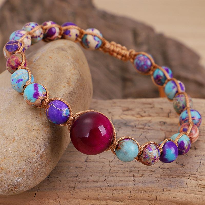 Fashion Natural Stone Bracelet For Women Tiger Eye Stone Bracelet Bangle Emperor Handmade Beads QX-28
Fashion Natural Stone Bracelet For Women Tiger Eye Stone Bracelet Bangle Emperor Handmade Beads QX-28