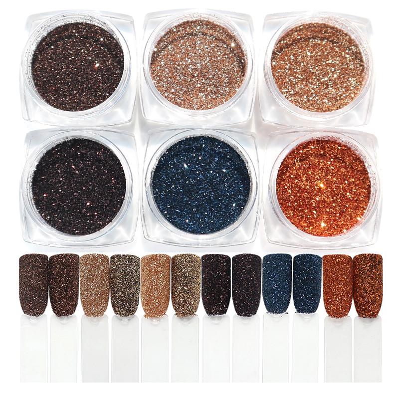 6pcs Nail Glitter Gold Silver Sandy Dust Powder Shiny Luxury Sparkles Nail Art Sequins Pigment Flakes 3D Manicure Decoration Set
6pcs Nail Glitter Gold Silver Sandy Dust Powder Shiny Luxury Sparkles Nail Art Sequins Pigment Flakes 3D Manicure Decoration Set