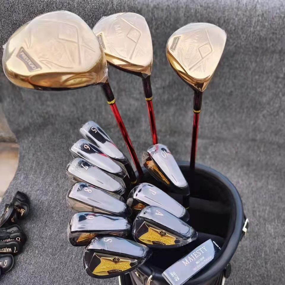 

UPS/Fedex Full Set Maruman Majesty Prestigio 10 Golf Clubs Driver Woods Irons Putter With Headcovers R-SR-S Flex Available