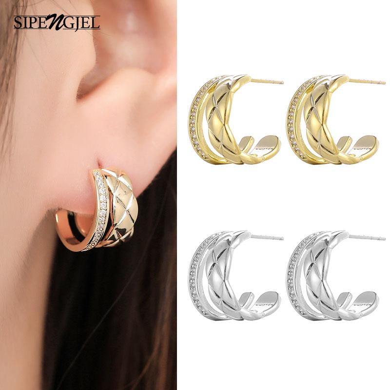 Trendy Cubic Zirconia Rhombic Earrings Geometric Stud Earrings For Women Jewelry Wedding Party
Trendy Cubic Zirconia Rhombic Earrings Geometric Stud Earrings For Women Jewelry Wedding Party