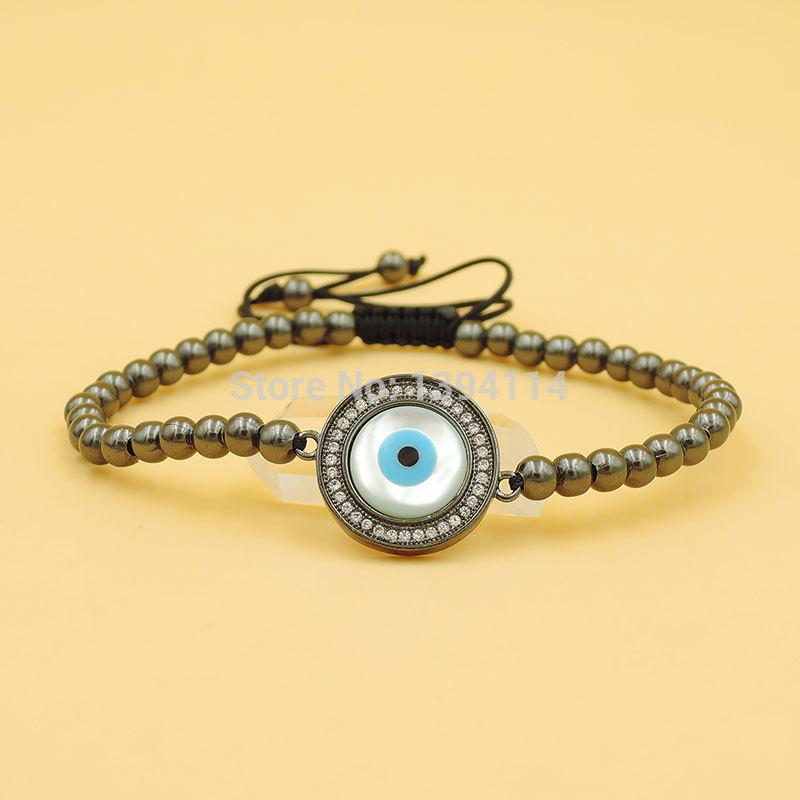 16x16x3mm Micro Pave Clear CZ Crystal Round Shell Eye Connector With 4mm Round Loose Beads Braiding Macrame Adjustable Bracelet
16x16x3mm Micro Pave Clear CZ Crystal Round Shell Eye Connector With 4mm Round Loose Beads Braiding Macrame Adjustable Bracelet
