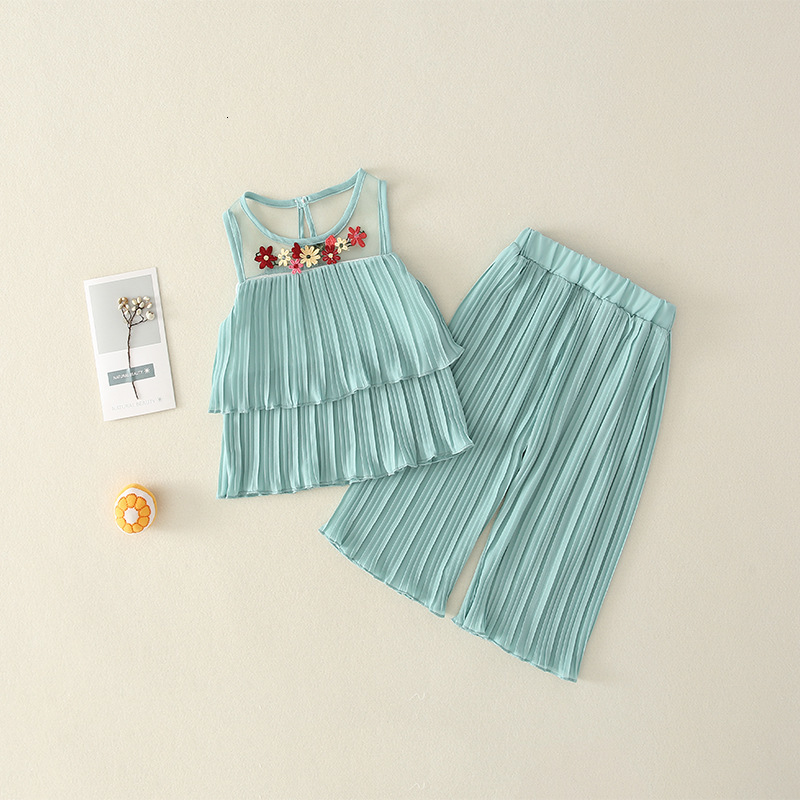 2021 New Toddler Sets Summer Girls Clothes Embroidery Chiffon Pants Outfit Kids Tracksuit Suit Children Clothing 1-6y L836, Pink
2021 New Toddler Sets Summer Girls Clothes Embroidery Chiffon Pants Outfit Kids Tracksuit Suit Children Clothing 1-6y L836, Pink