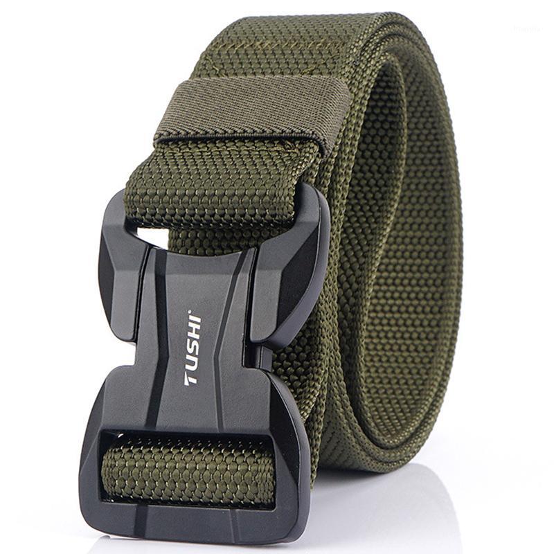 2020 new magnetic buckle mens tactical belt hard metal quick release buckle nylon belt soft 1200D encrypte sports1, Blue
2020 new magnetic buckle mens tactical belt hard metal quick release buckle nylon belt soft 1200D encrypte sports1, Blue
