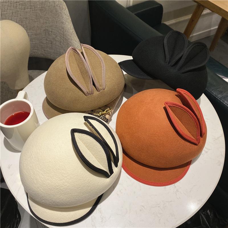 French Retro High-end Woolen Duck Cap European And American Fashion Ear Beret British Small Hat, Black
French Retro High-end Woolen Duck Cap European And American Fashion Ear Beret British Small Hat, Black
