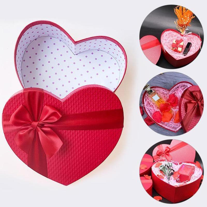 Red Heart Shaped Gift Box Valentine's Day Gift Box Packaging Boxes Flowers Candy Boxes With Exquisite Ribbon Bow
Red Heart Shaped Gift Box Valentine's Day Gift Box Packaging Boxes Flowers Candy Boxes With Exquisite Ribbon Bow