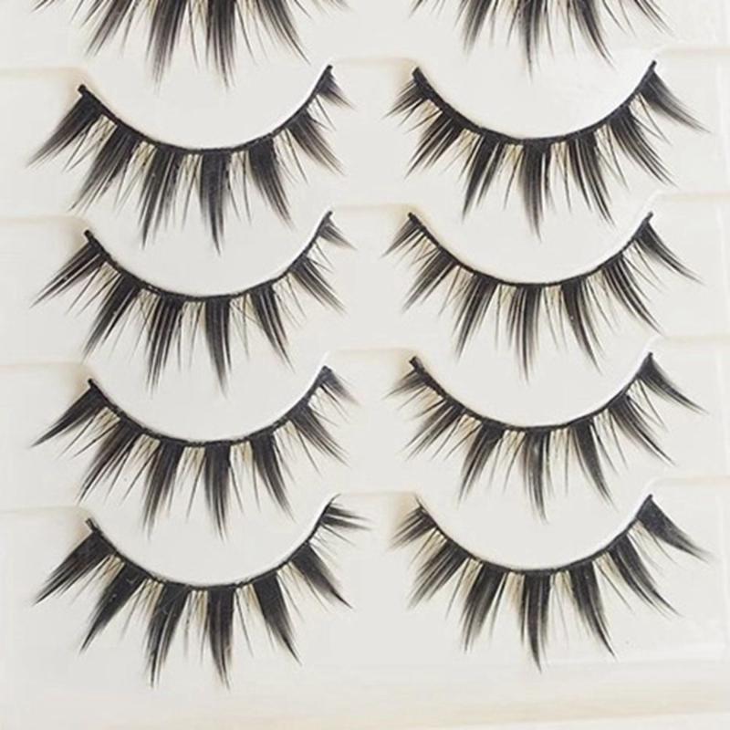 5 Pairs Eye Lash Extension Long Thick Natural Women Cosmetic Fashion Beauty Makeup False Eyelashes
5 Pairs Eye Lash Extension Long Thick Natural Women Cosmetic Fashion Beauty Makeup False Eyelashes