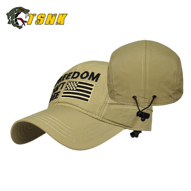 TSNK 3D Embroidery "FREEDOM ISN'T FREE"Tactical Quick-Dry Men Women Running Hat Sunshade Sunhat 15PCS, Khaki
TSNK 3D Embroidery "FREEDOM ISN'T FREE"Tactical Quick-Dry Men Women Running Hat Sunshade Sunhat 15PCS, Khaki