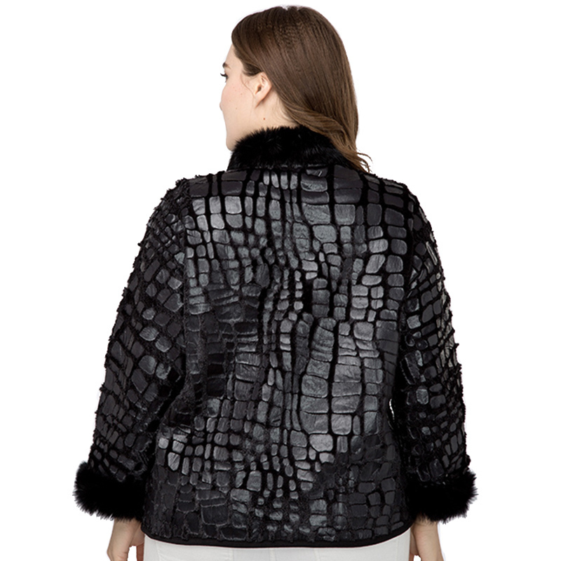 fall ladies Plus Size coats and jacket Fashion laege size Vintage black cropped streetwear bomber 201017