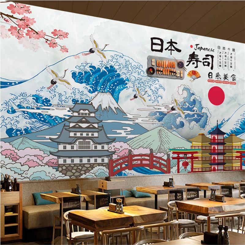 Modern Hand-painted Japanese Cuisine Mount Fuji Sushi Restaurant Background Wall Paper 3D Industrial Decor Mural Walpaper 3D, Canvas
Modern Hand-painted Japanese Cuisine Mount Fuji Sushi Restaurant Background Wall Paper 3D Industrial Decor Mural Walpaper 3D, Canvas