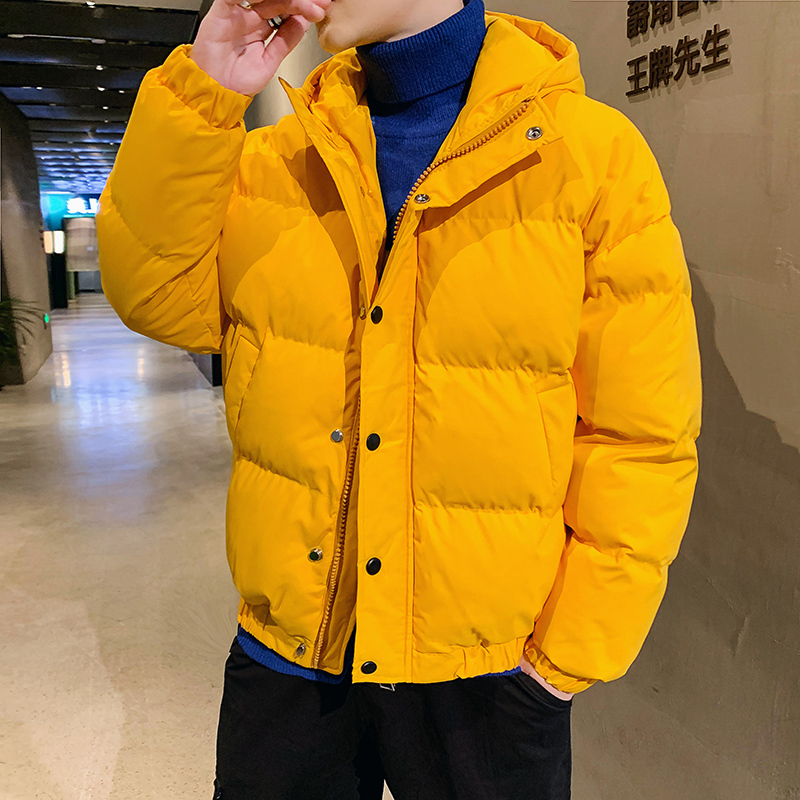 New winter thicken coat men jacket fashion cotton padded coats street thick warm jackets hooded outerwear clothes male clothing 201214