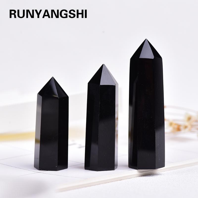 Decorative Objects & Figurines 4-7cm 1PC Natural Black Crystal Point Hexagonal Obsidian Column Mineral Ornament Magic Repair Home Decoration
Decorative Objects & Figurines 4-7cm 1PC Natural Black Crystal Point Hexagonal Obsidian Column Mineral Ornament Magic Repair Home Decoration