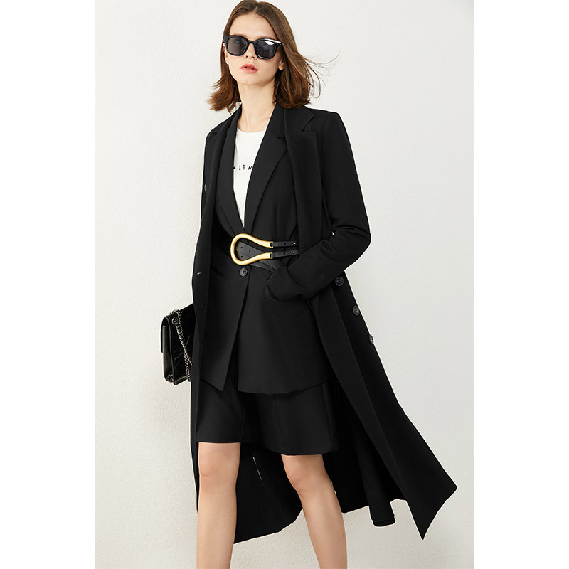 Amii Minimalism Spring Autumn Women Suit Fashion OLstyle Solid Lapel Blazer Women Causal High Waist Loose Female Pants 12040349 201119