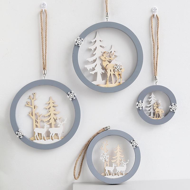 Nordic Wooden Decorative Crafts Elk Christmas Pendant Creative Home Living Room Bedroom Rope Wall Hangings Holiday Party
Nordic Wooden Decorative Crafts Elk Christmas Pendant Creative Home Living Room Bedroom Rope Wall Hangings Holiday Party