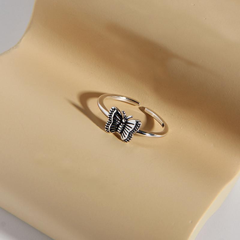 Real 925 sterling silver butterfly rings for women finger accessories, vintage adjustable insect ring female fine jewelry
Real 925 sterling silver butterfly rings for women finger accessories, vintage adjustable insect ring female fine jewelry