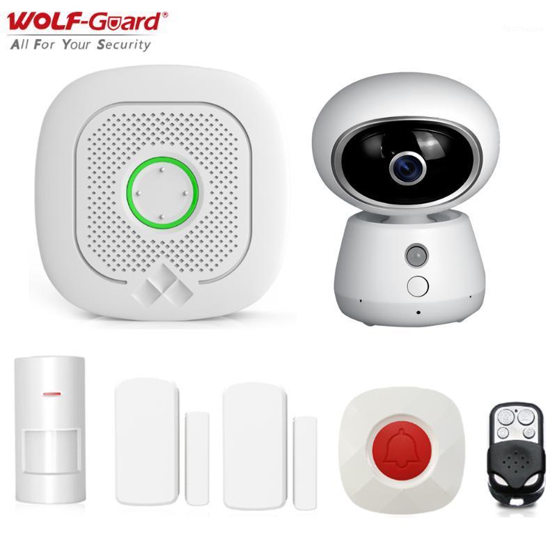 WOLF-Guard Tuya APP Control WiFi Wireless Home Security Alarm Set With Remote & Doorbell & PIR Detector 1080P HD Camera1
WOLF-Guard Tuya APP Control WiFi Wireless Home Security Alarm Set With Remote & Doorbell & PIR Detector 1080P HD Camera1