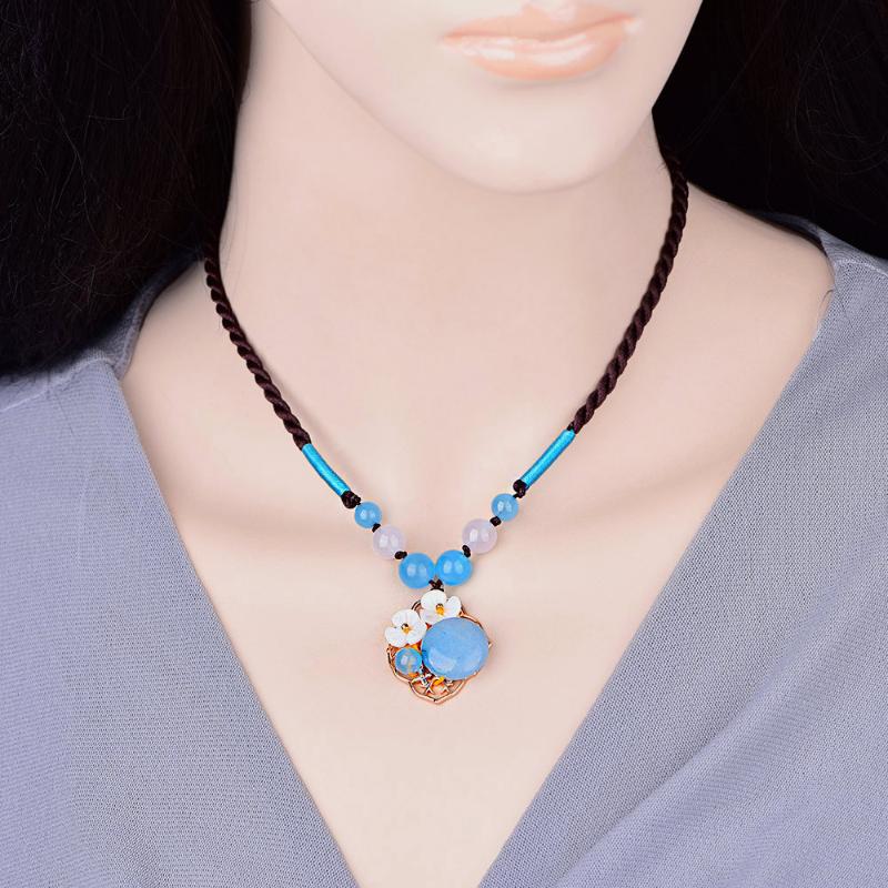 Original Vintage Clavicle Chain Necklace All-matching Fashion Classical Color Yu Pendant Necklace Woman Boutique Bijoux
Original Vintage Clavicle Chain Necklace All-matching Fashion Classical Color Yu Pendant Necklace Woman Boutique Bijoux