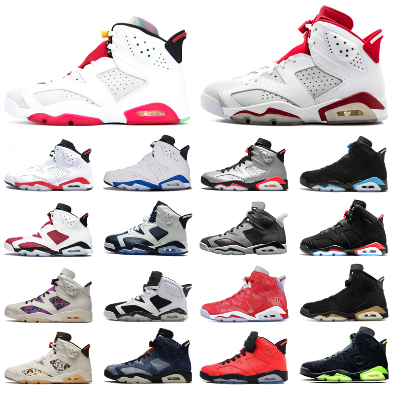 Jumpman 6 6s Men Basketball Shoes Hare Infrared Reflective UNC DMP Black Cat Smoke Grey TS Yellow mens outdoor sports trainer shoes
Jumpman 6 6s Men Basketball Shoes Hare Infrared Reflective UNC DMP Black Cat Smoke Grey TS Yellow mens outdoor sports trainer shoes